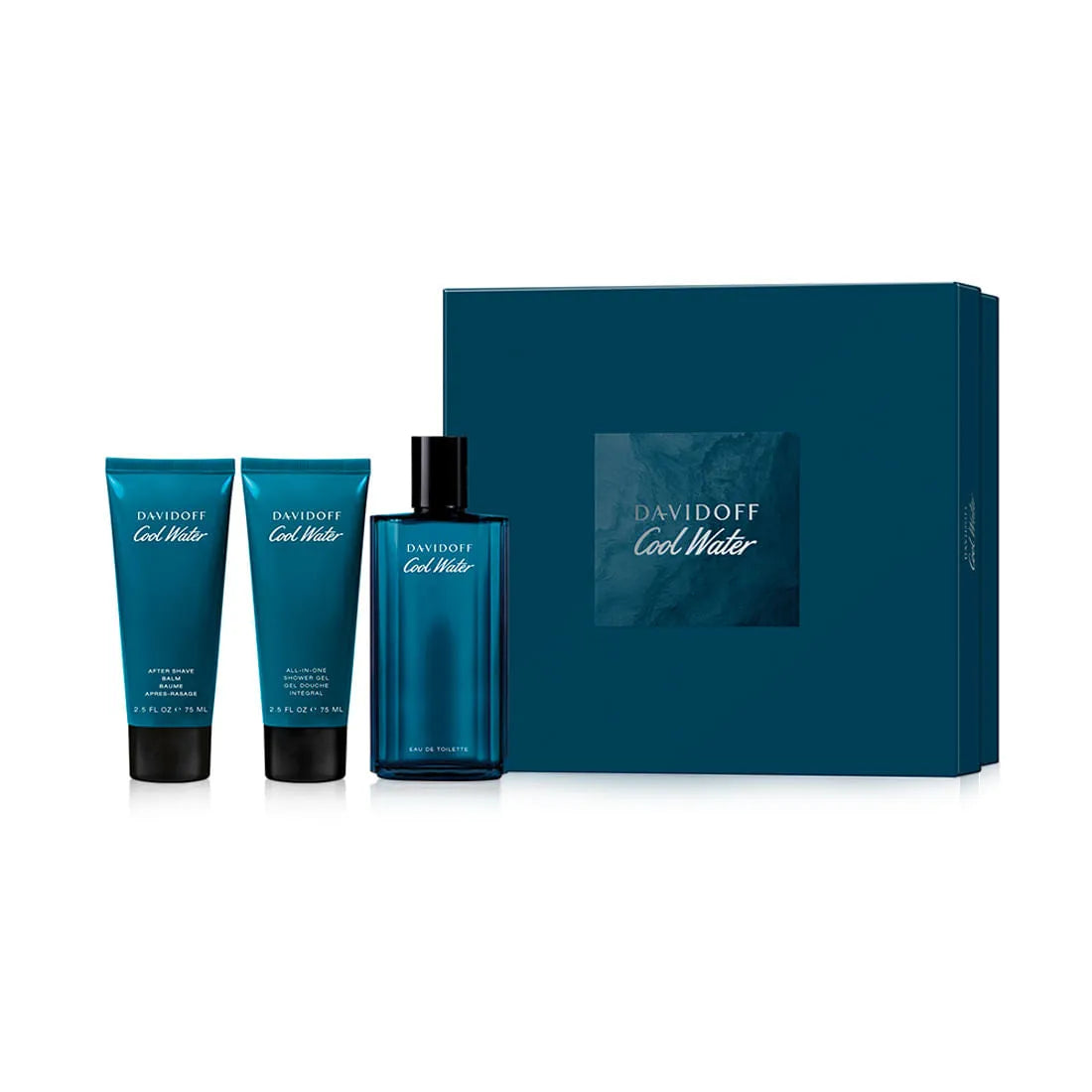 Davidoff Cool Water EDT (M) / 3 Pc SP 125 ml; AS 75 ml; SG 75 ml