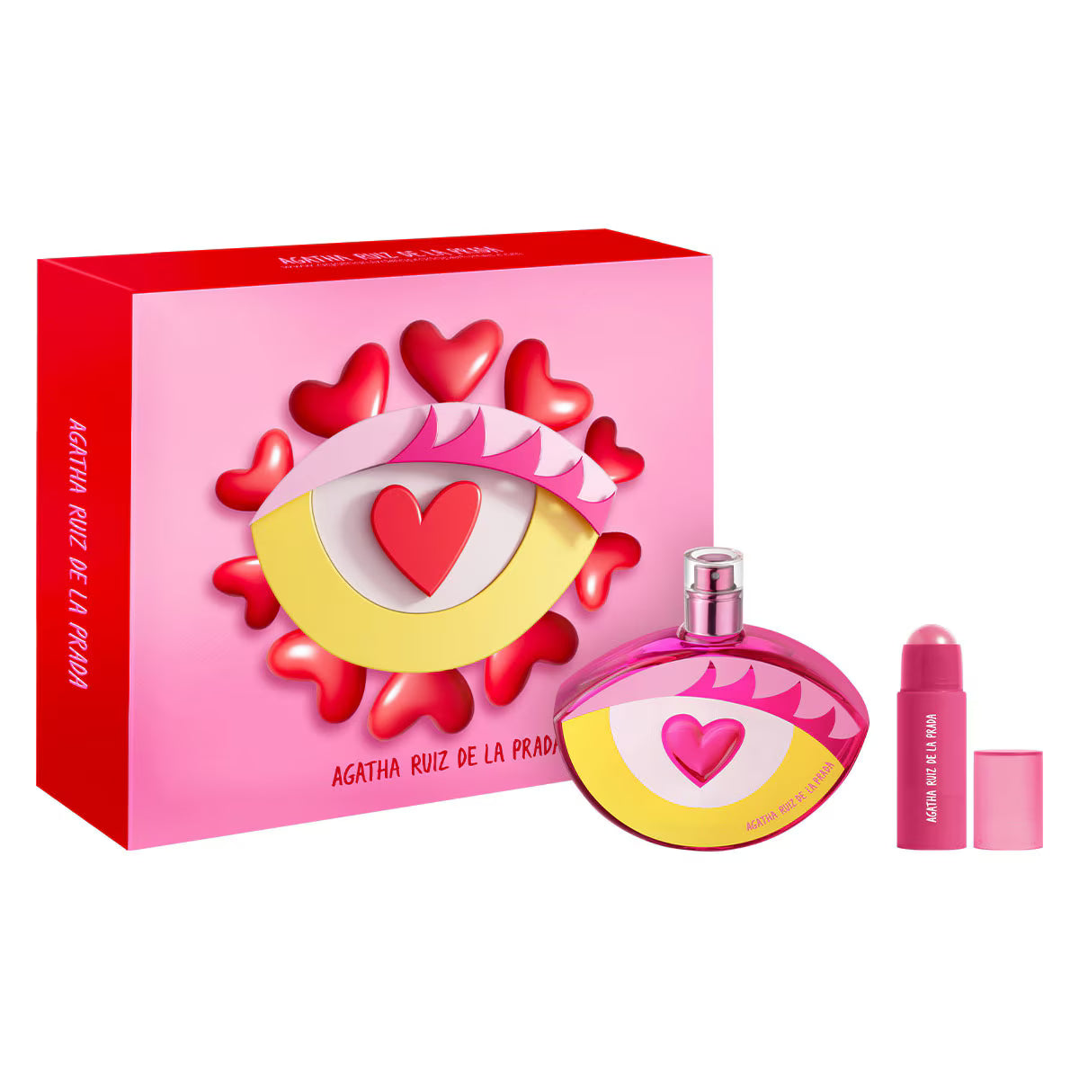 Agatha Ruiz de la Prada Look EDT (W) / 2 Pc SP 80 ml; Makeup Stick