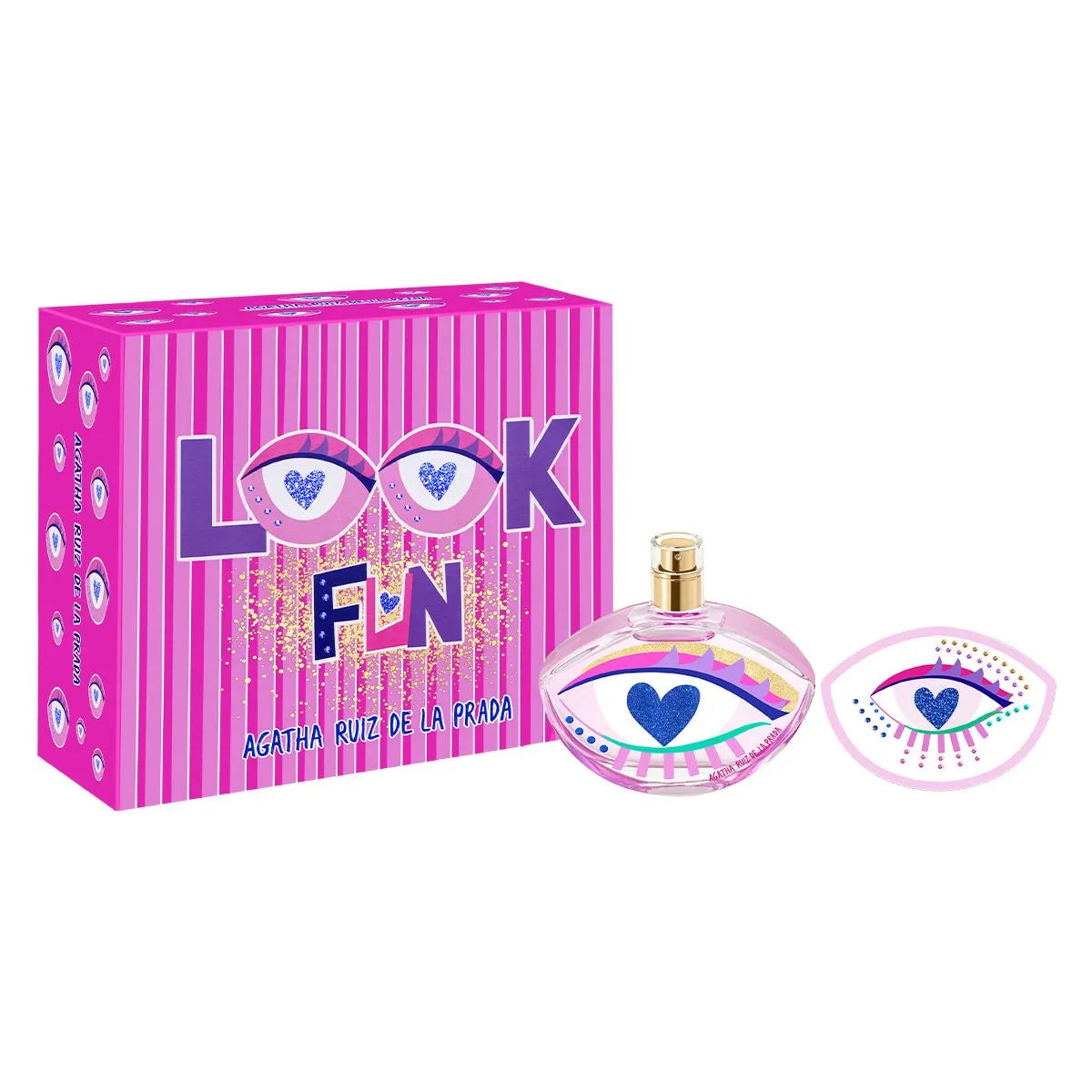 Agatha Ruiz de la Prada Look Fun EDT (W) / 2 Pc SP 80 ml; Complemento