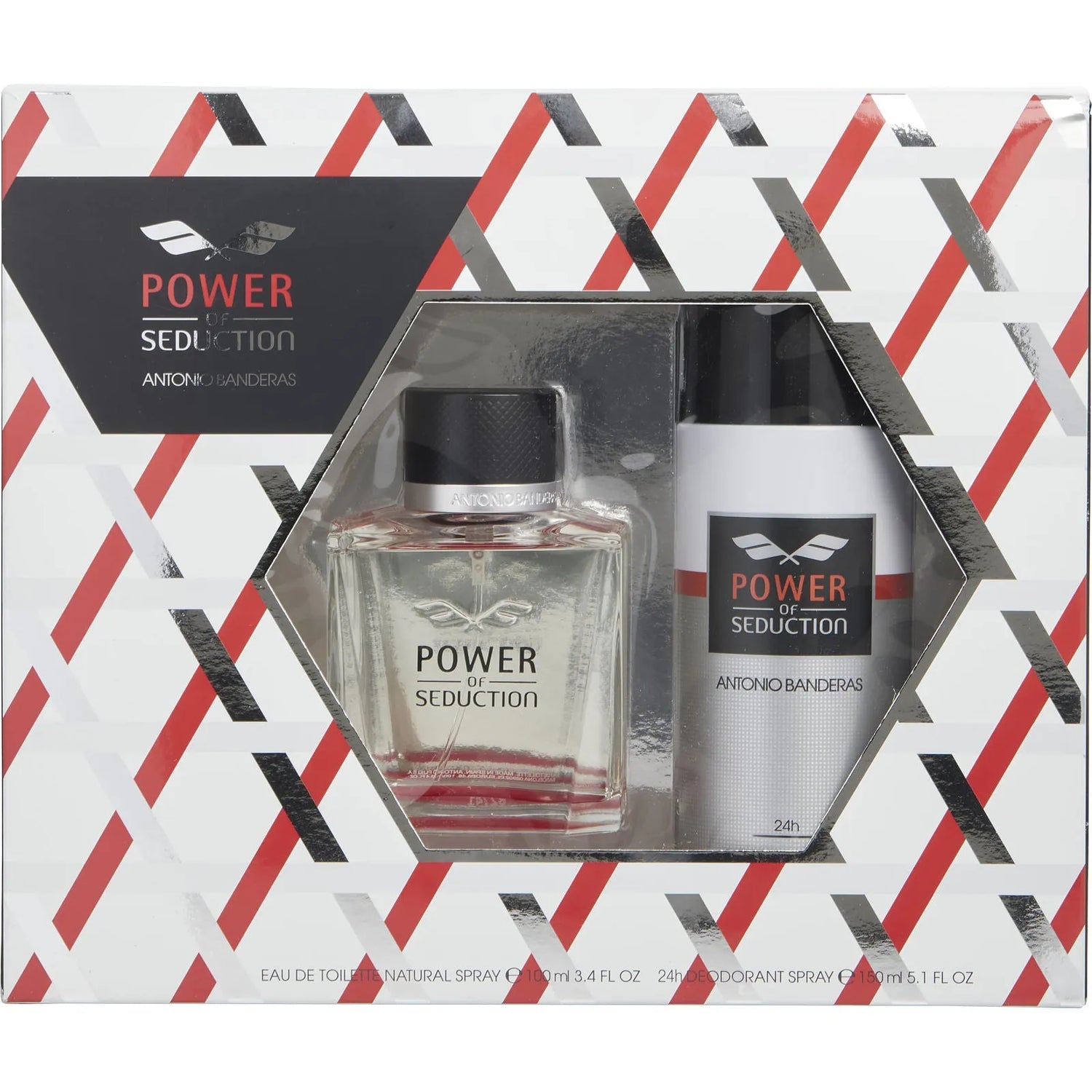 Antonio Banderas Power of Seduction EDT (M) / 2 Pc SP 100 ml; DEO 150 ml