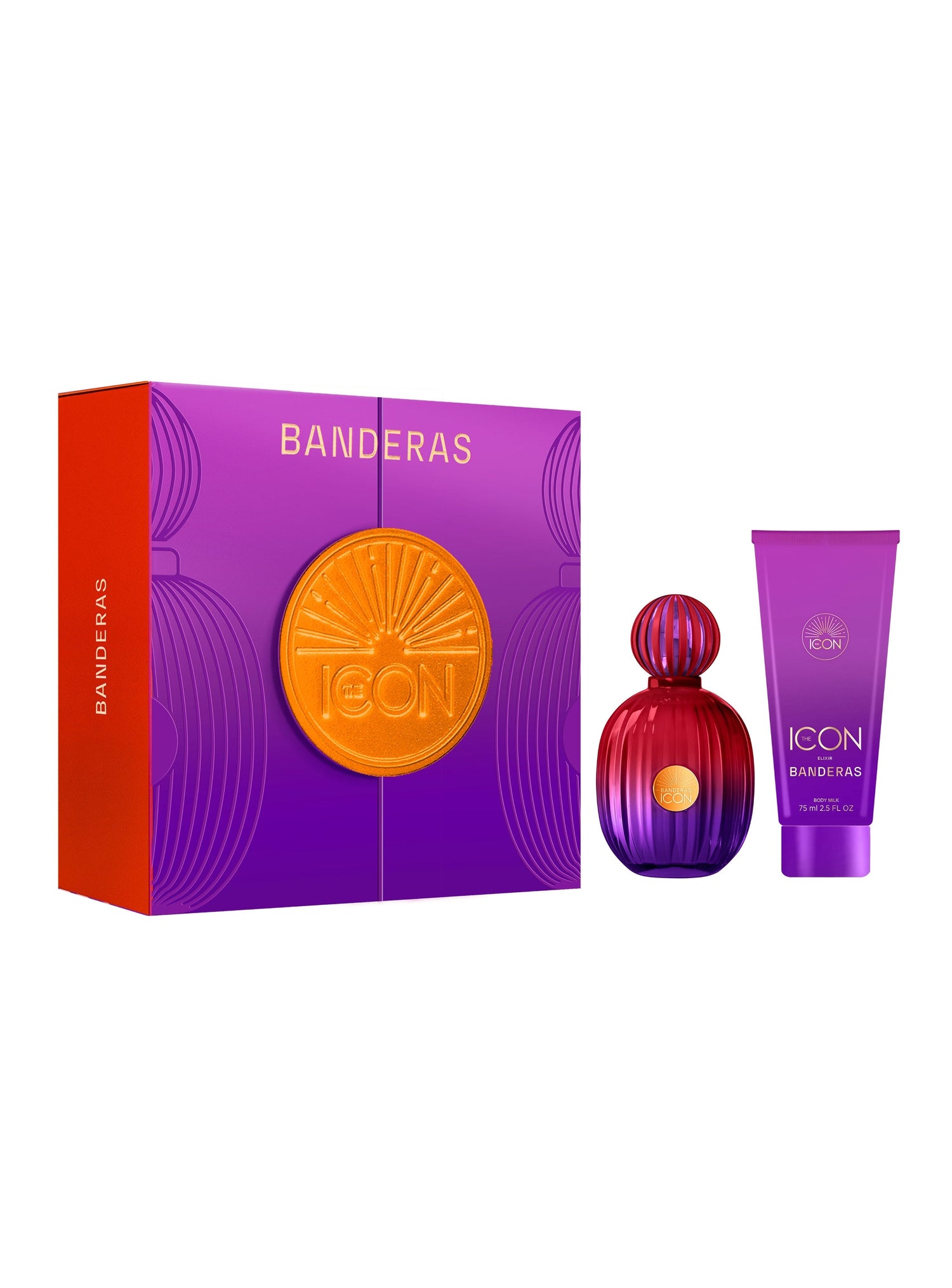 Antonio Banderas The Icon Elixir Woman EDP (W) / 2 Pc SP 100 ml; BL 75 ml