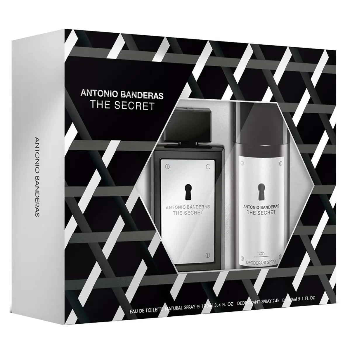 Antonio Banderas The Secret EDT (M) / 2 Pc SP 100 ml; Deo 150 ml