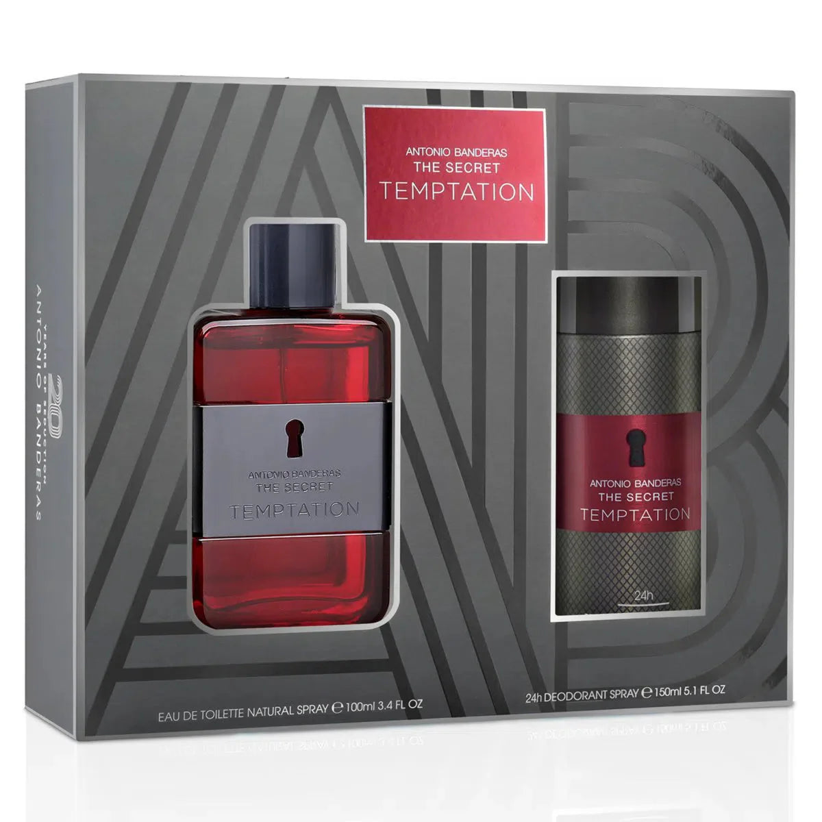 Antonio Banderas The Secret Temptation EDT (M) / 2 Pc SP 100 ml; DEO 150 ml