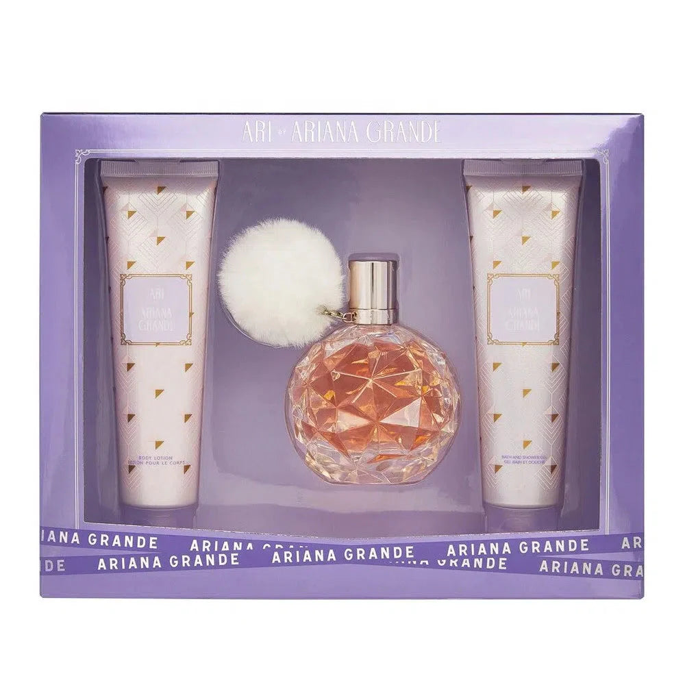 Ariana Grande Ari EDP (W) / 3 Pc SP 100 ml; Body Souffle 100 ml; SG 100 ml