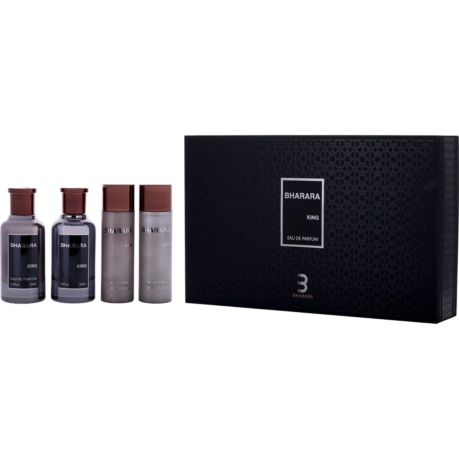 Bharara King EDP (M) / 4 Pc SP 100 ml; BL 150 ml; AS 100 ml; SG 150 ml