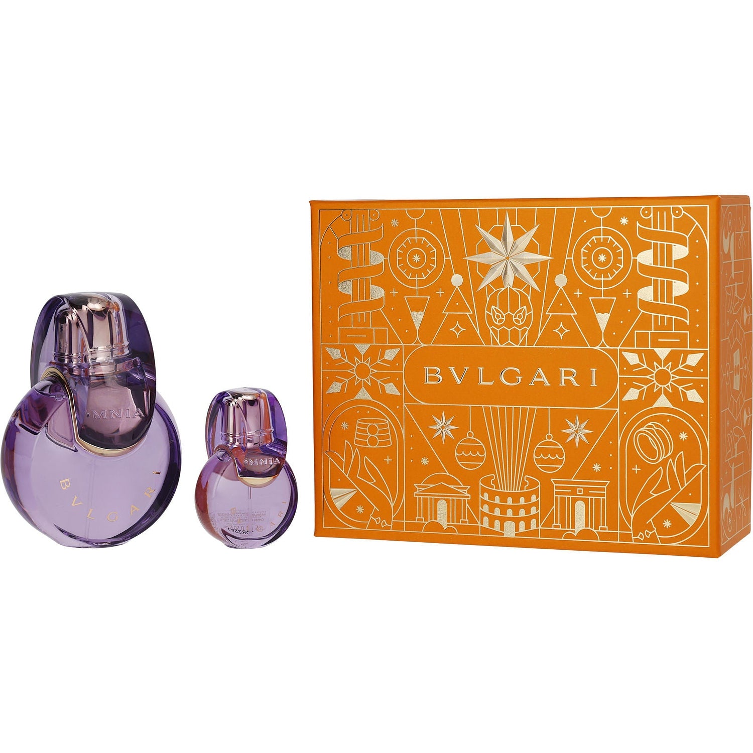 Bvlgari Omnia Amethyste EDT (W) / 2 Pc SP 100 ml; Mini SP 15 ml