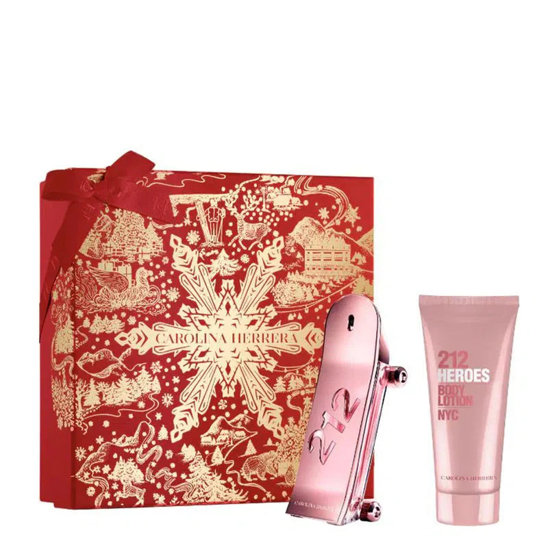 Carolina Herrera 212 Heroes For Her EDP (W) / 2 Pc SP 80 ml; BL 100 ml