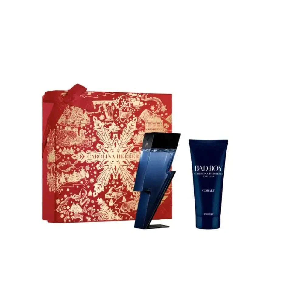 Carolina Herrera Bad Boy Cobalt EDP (M) / 2 Pc SP 100 ml; SG 100 ml