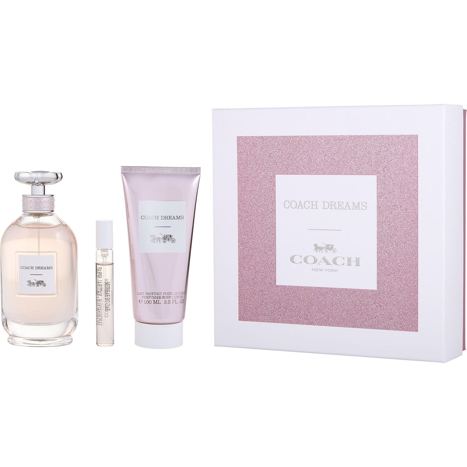 Coach Dreams EDP (W) / 3 Pc SP 90 ml; SP 7.5 ml; BL 100 ml