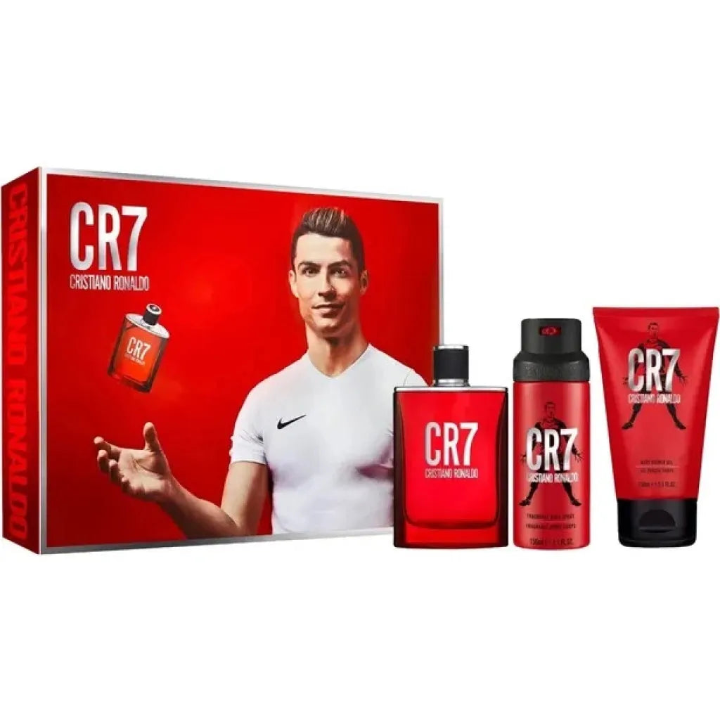 Cristiano Ronaldo CR7 EDT (M) / 3 Pc SP 100 ml; SG 150 ml; BS 150 ml
