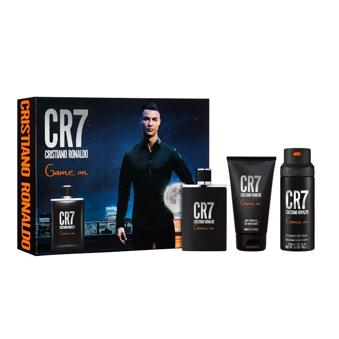 Cristiano Ronaldo CR7 Game On EDT (M) / 3 Pc SP 100 ml; SG 150 ml; BS 150 ml