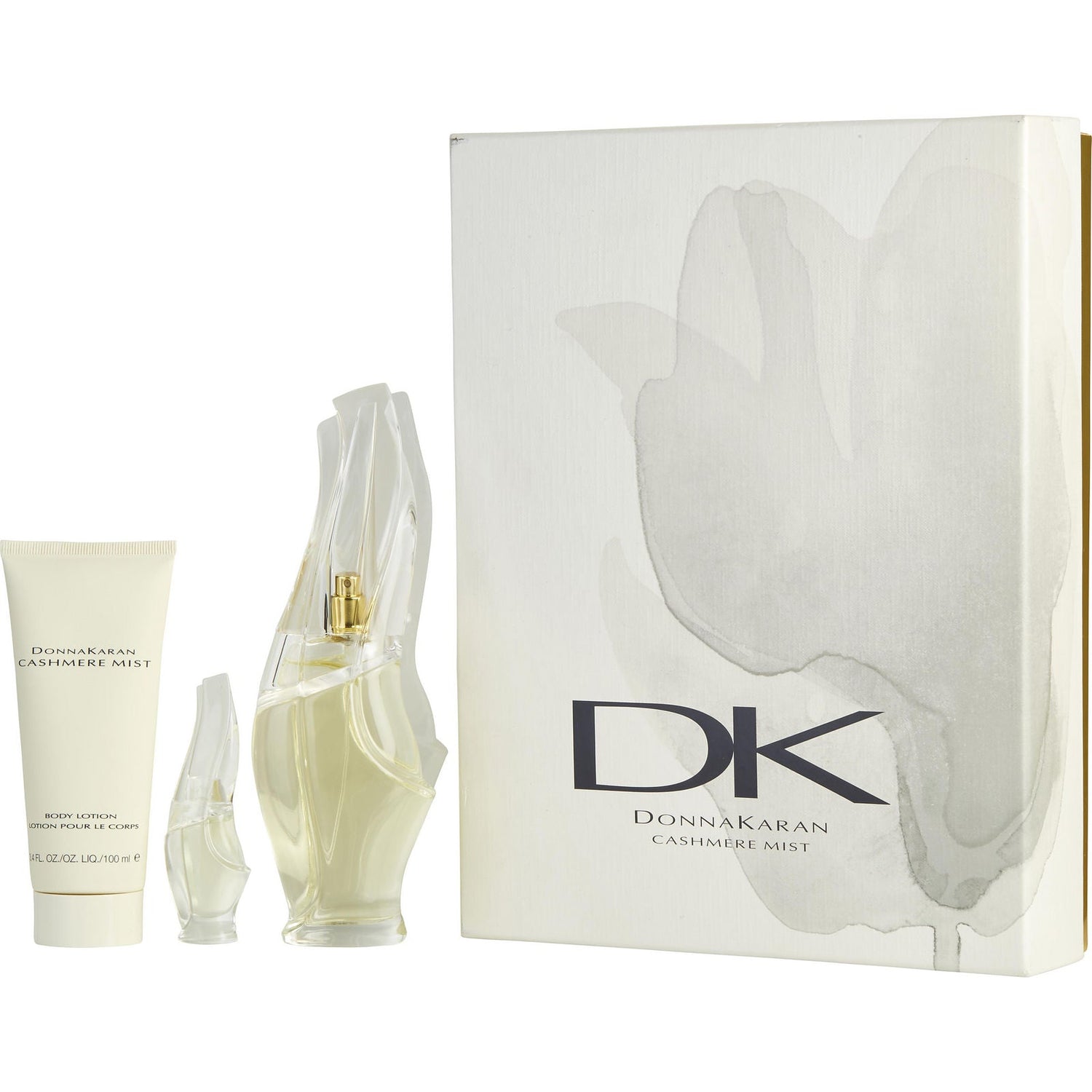 Donna Karan Cashmere Mist EDP (W) / 3 Pc SP 100 ml; BL 100 ml; Mini SP 15 ml