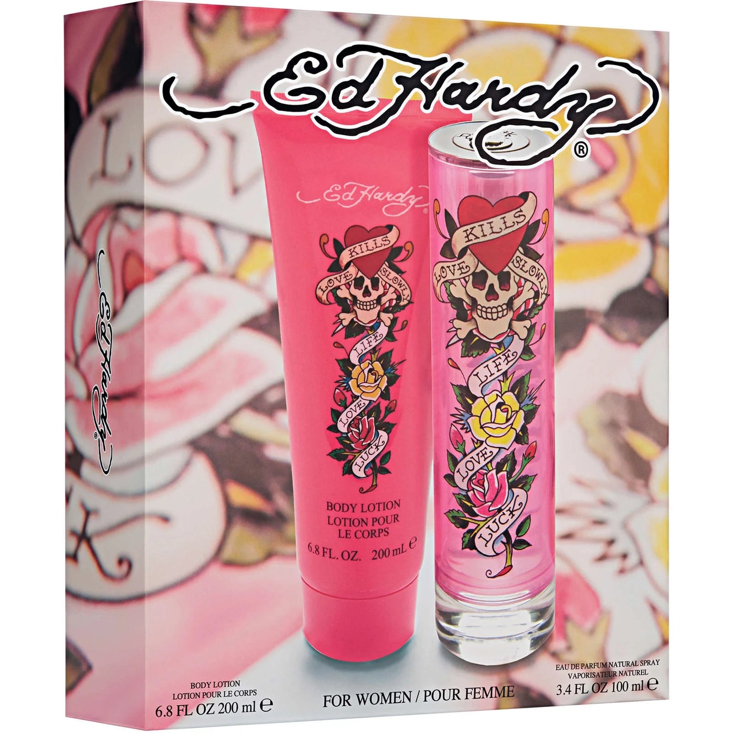 Ed Hardy Ed Hardy EDP (W) / 2 Pc SP 100 ml; BL 200 ml