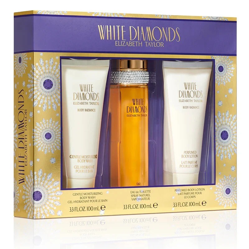 Elizabeth Taylor White Diamonds EDT (W) / 3 Pc SP 100 ml; BL 100 ml; SG 100 ml