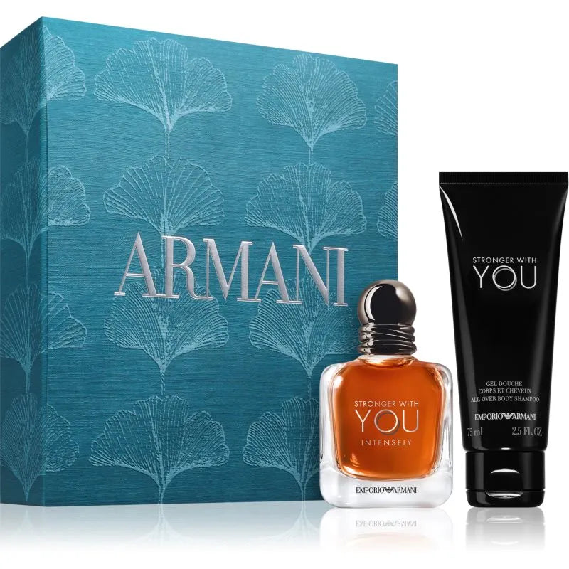 Emporio Armani Stronger With You Intensely EDP (M) / 2 Pc SP 50 ml; SG 75 ml