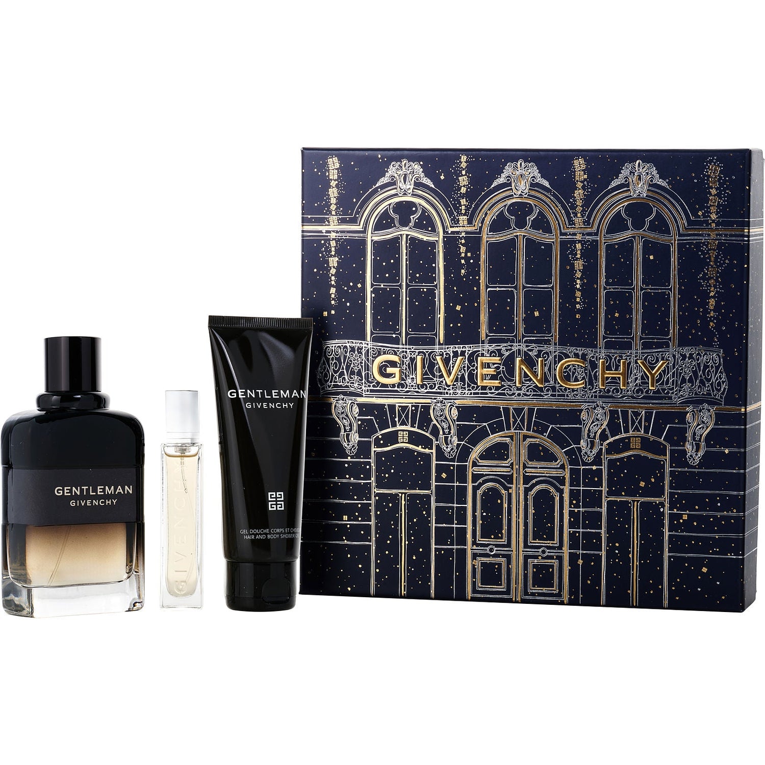 Givenchy Gentleman Boisee EDP (M) / 3 Pc SP 100 ml; SG 75 ml; SP 12.5 ml