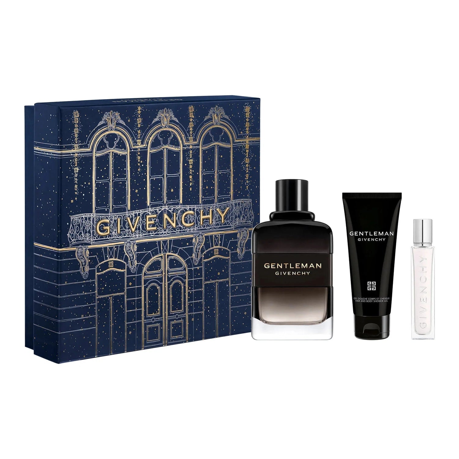 Givenchy Gentleman Boisée EDP (M) / 3 Pc SP 100 ml; SG 75 ml; SP 12.5 ml