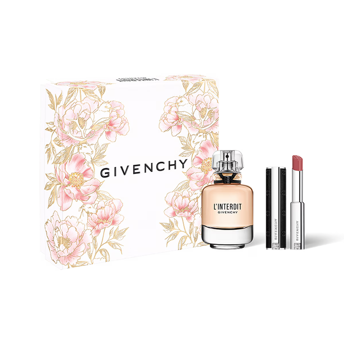 Givenchy L'Interdit EDP (W) / 2 Pc SP 80 ml; Lipstick