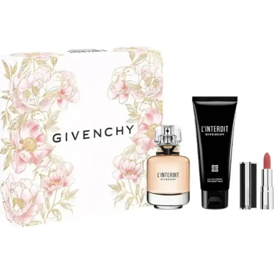Givenchy L'Interdit EDP (W) / 3 Pc SP 50 ml; BL 75 ml; Lipstick