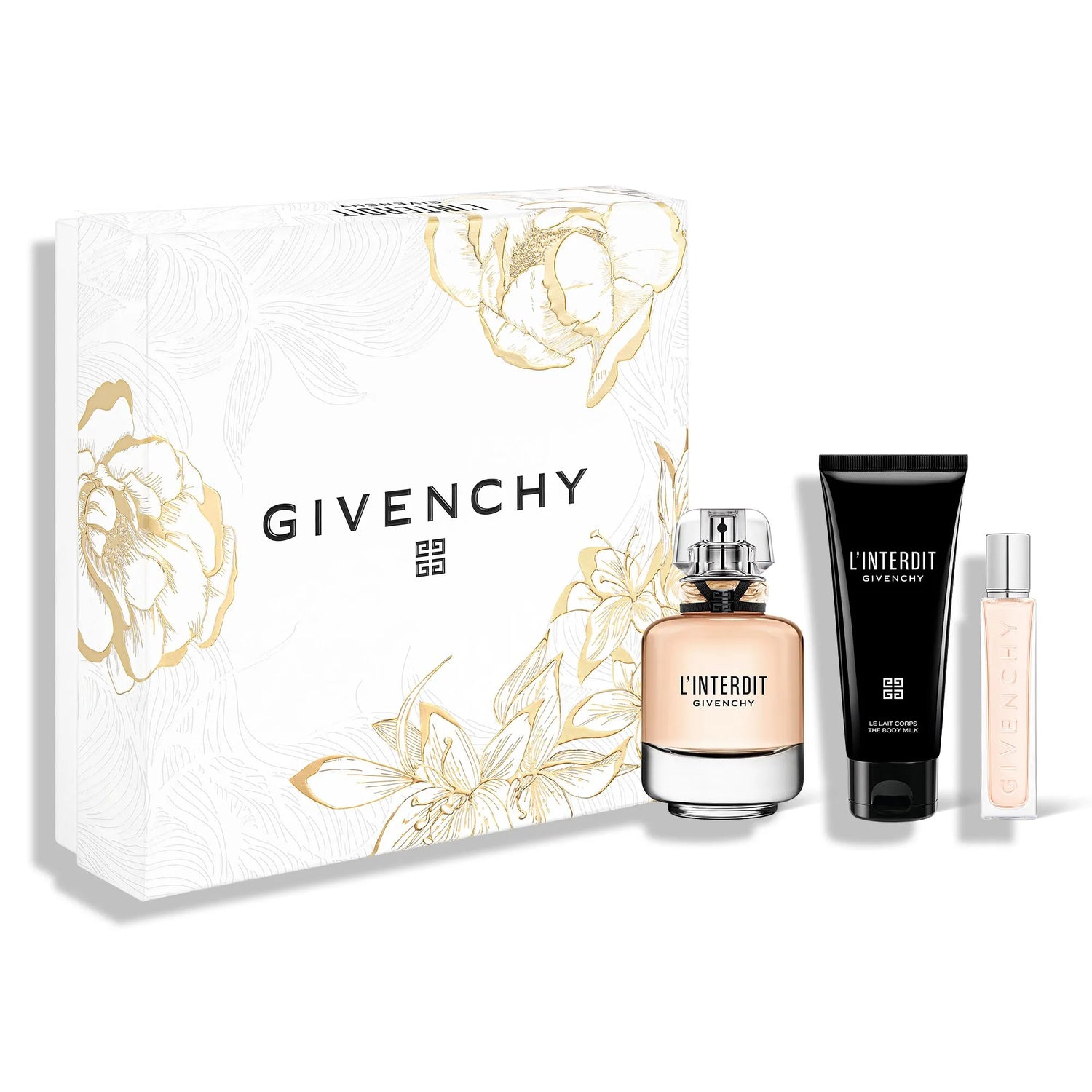 Givenchy L'Interdit EDP (W) / 3 Pc SP 80 ml; SP 15 ml; BL 100 ml