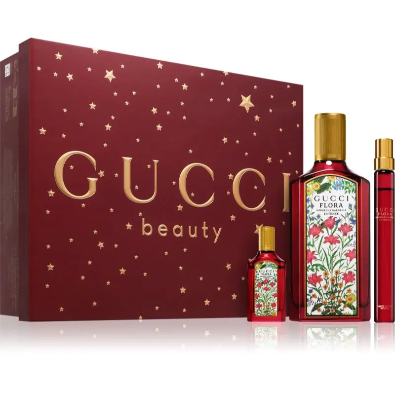 Gucci Flora Gorgeous Gardenia Intense Parfum (W) / 3 Pc SP 100 ml; PS 10 ml; Mini SP 5 ml