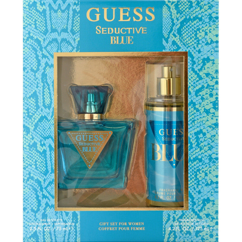 Guess Seductive Blue EDT (W) / 2 Pc SP 75 ml; Splash 125 ml