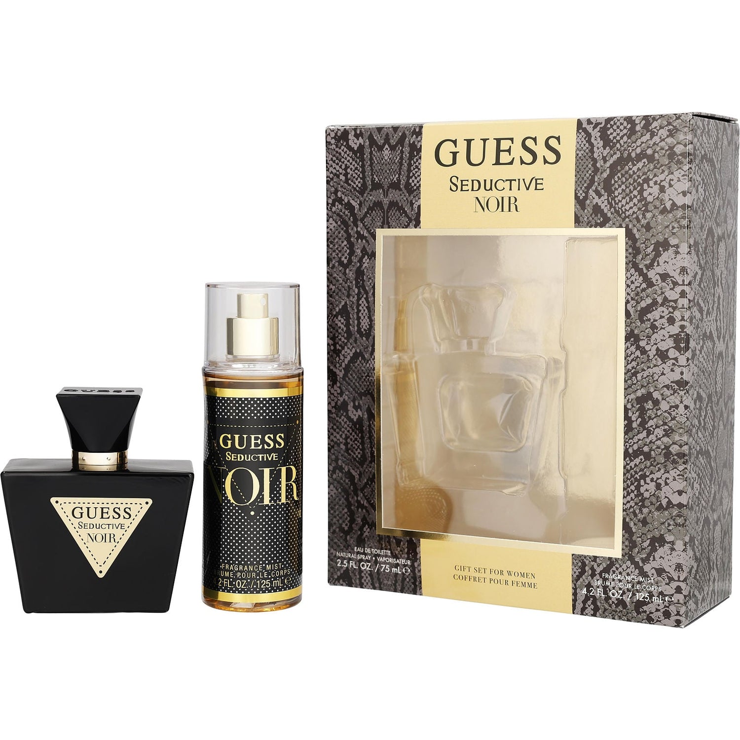 Guess Seductive Noir Women EDT (W) / 2 Pc SP 75 ml; BS 125 ml
