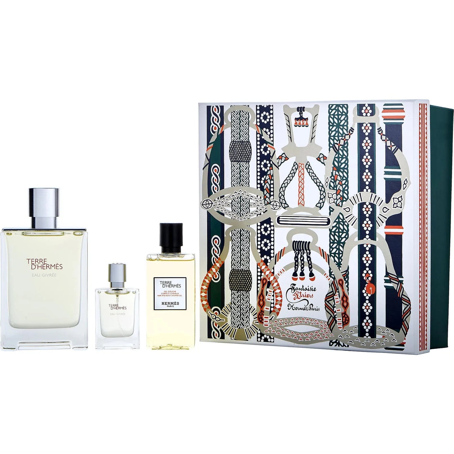 Hermès Terre d'Hermes Eau Givree EDP (M) / 3 Pc SP 100 ml; Mini 12.5 ml; Gel 80 ml