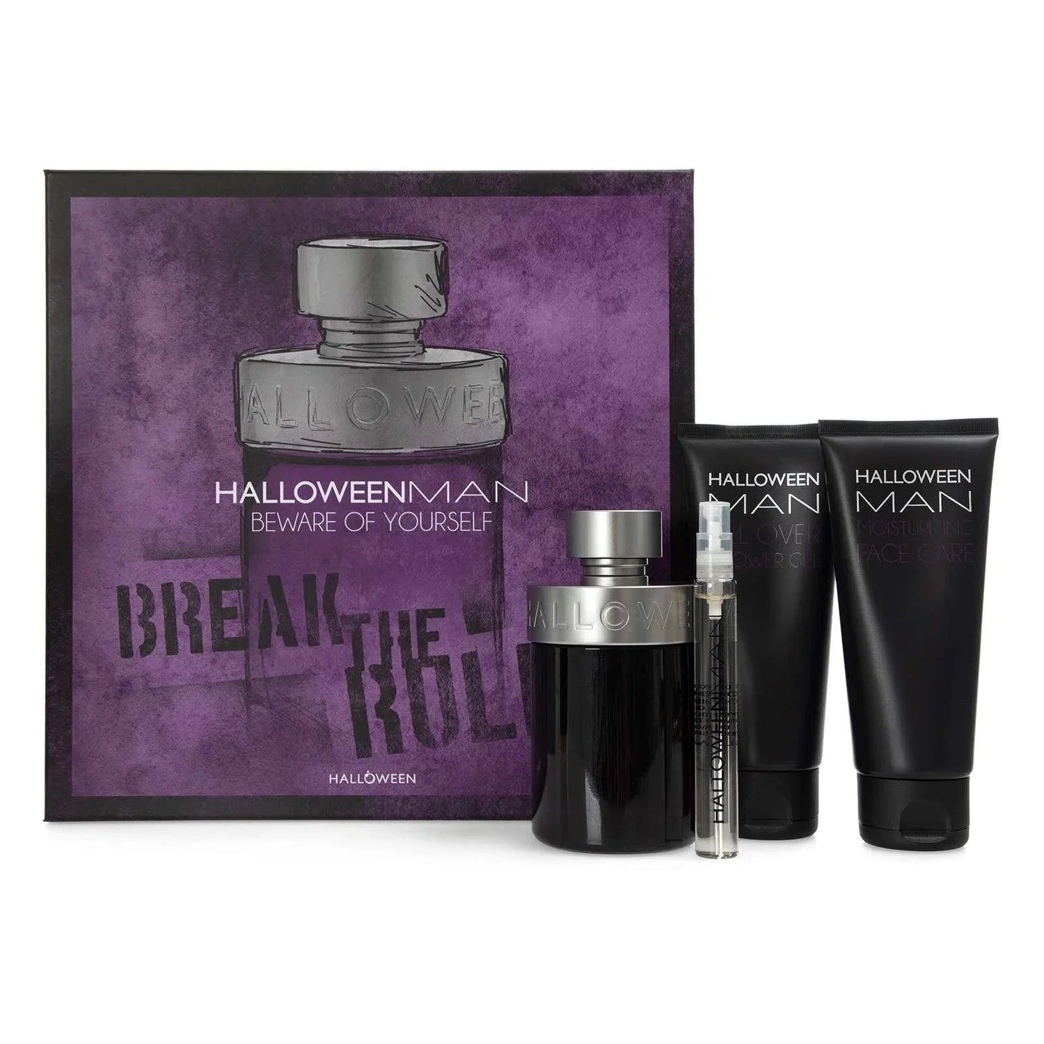 J Del Pozo Halloween Man EDT (M) / 4 Pc SP 125 ml; SG 100 ml; Face Cream 100 ml; SP 10 ml