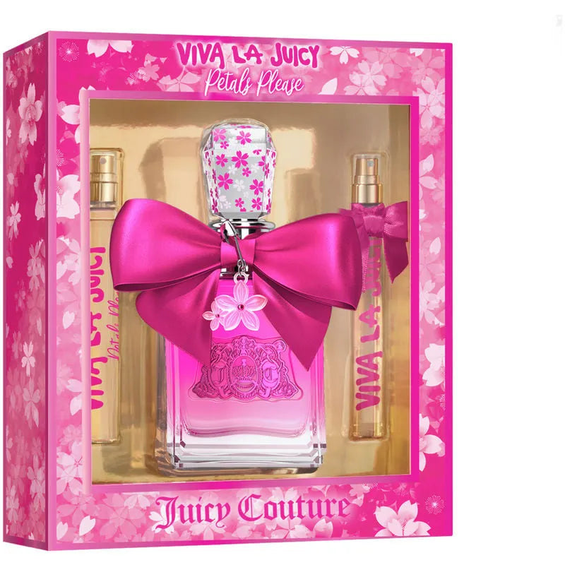Juicy Couture Viva La Juicy Petals Please EDP (W) / 3 Pc SP 100 ml; Mini SP 10 ml; Mini SP 10 ml