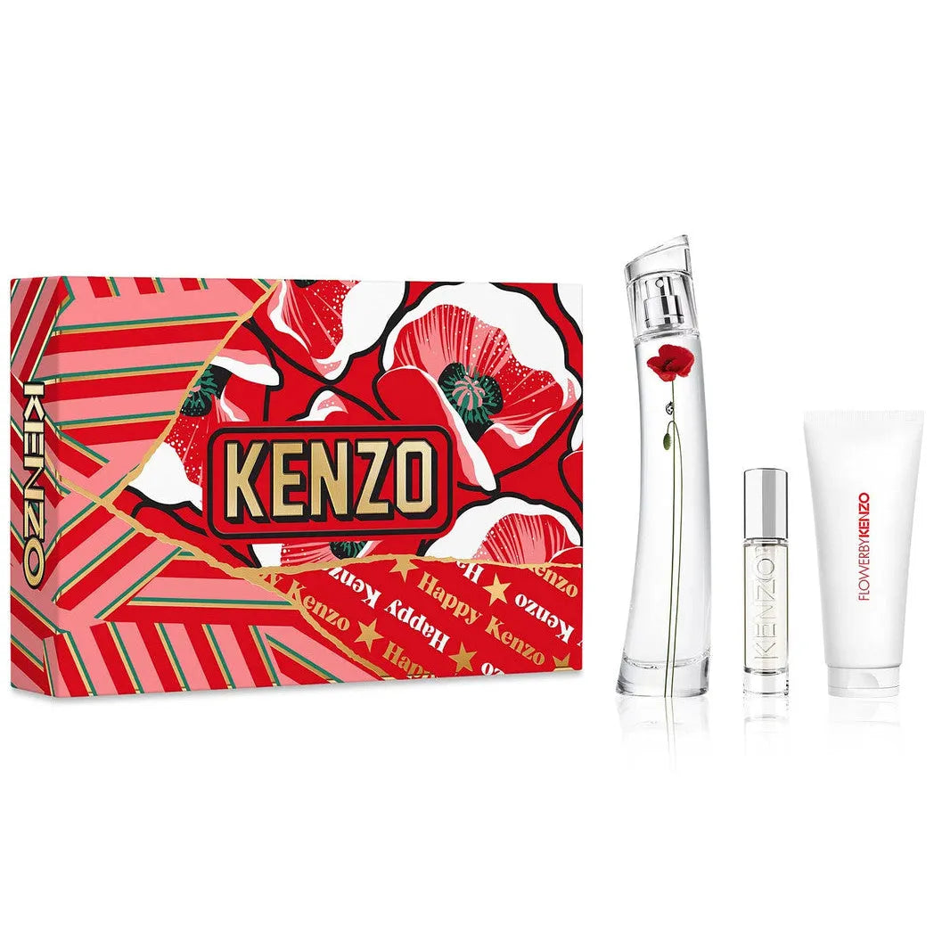 Kenzo Flower by Kenzo La Recolte Parisienne EDP (W) / 3 Pc SP 50 ml; SP 15 ml; BL 100 ml