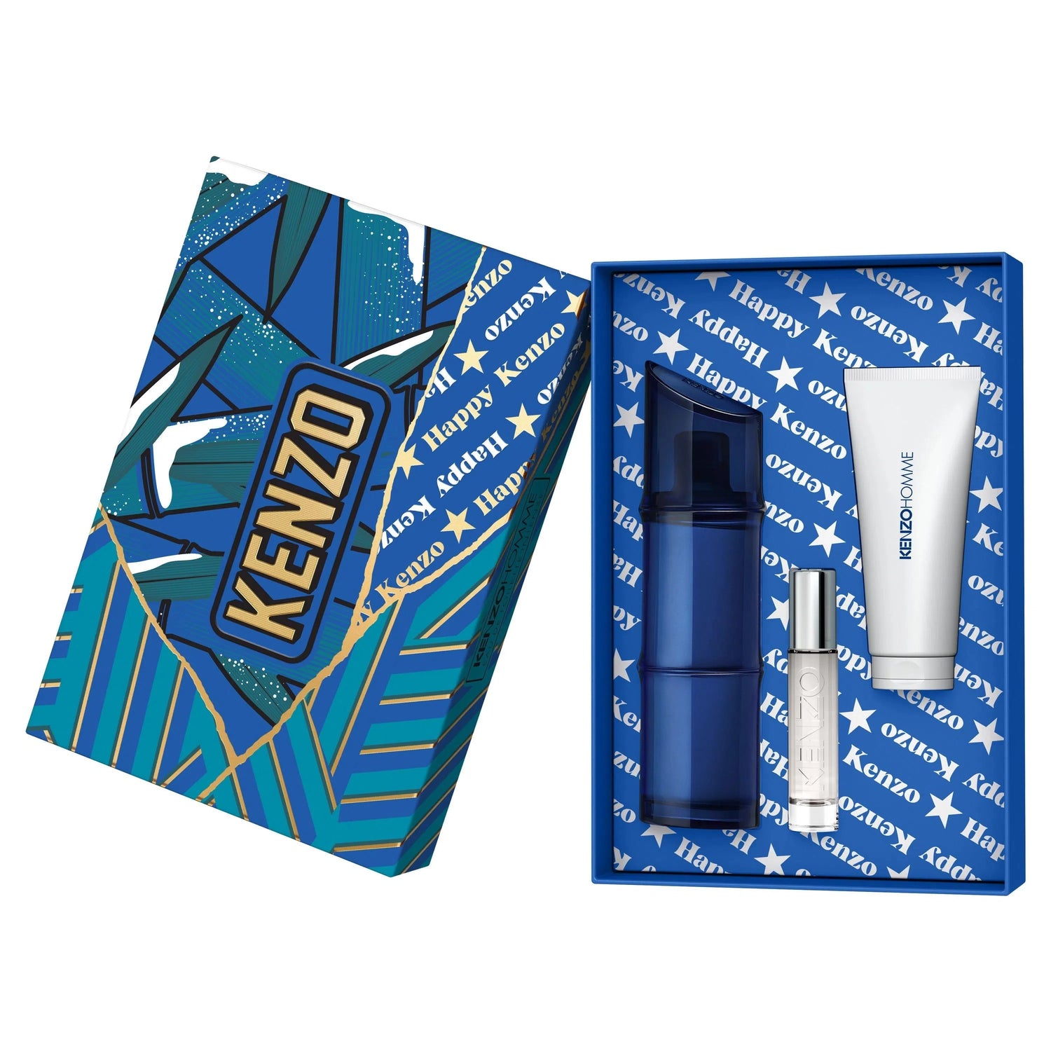 Kenzo Homme Intense EDT (M) / 3 Pc SP 60 ml; SG 75 ml; SP 10 ml
