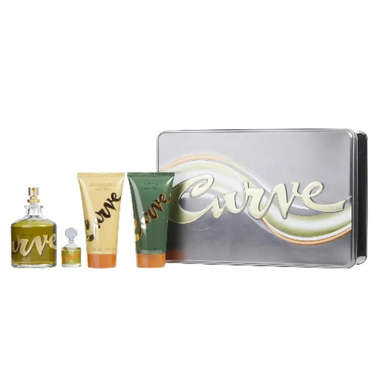 Liz Claiborne Curve Cologne (M) / 4 Pc SP 125 ml; Mini 7.5 ml; AS 100 ml; SG 100 ml - 2