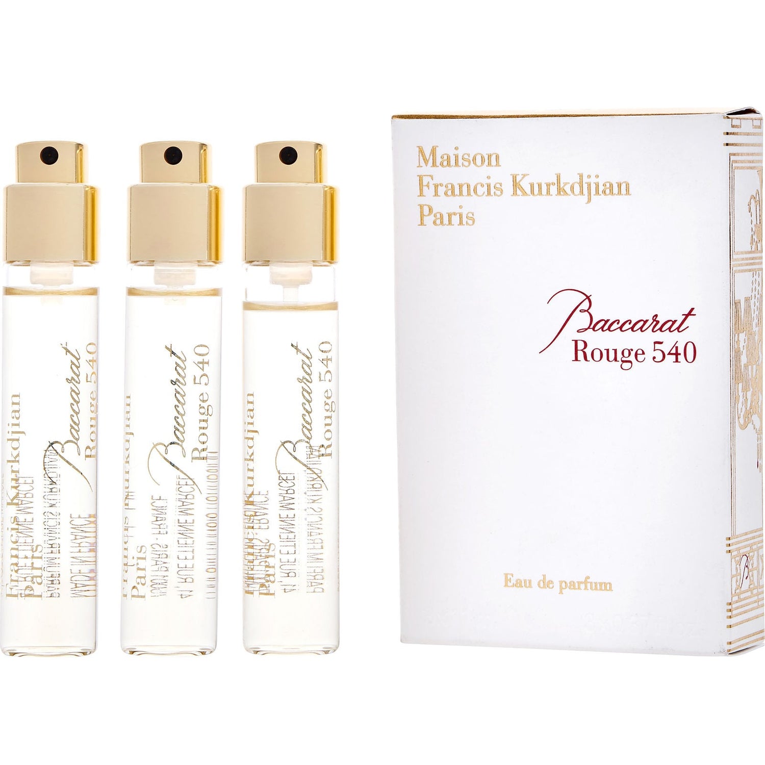 Maison Francis Kurkdjian Baccarat Rouge 540 EDP (U) / 3 Pc SP 11 ml; SP 11 ml; SP 11 ml