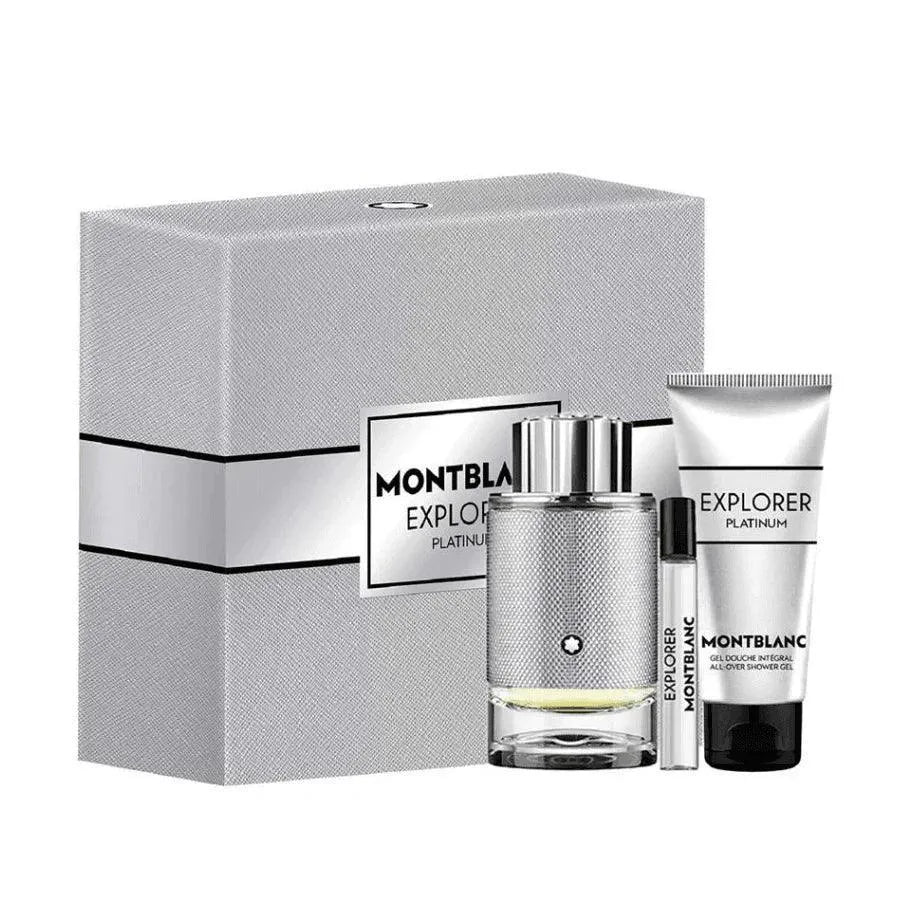 Montblanc Explorer Platinum EDP (M) / 3 Pc SP 100 ml; Mini SP 7.5 ml; SG 100 ml