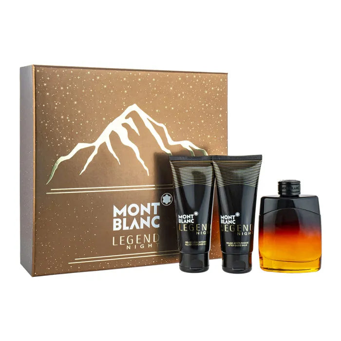 Montblanc Legend Night EDP (M) / 3 Pc SP 100 ml; AS 100 ml; SG 100 ml