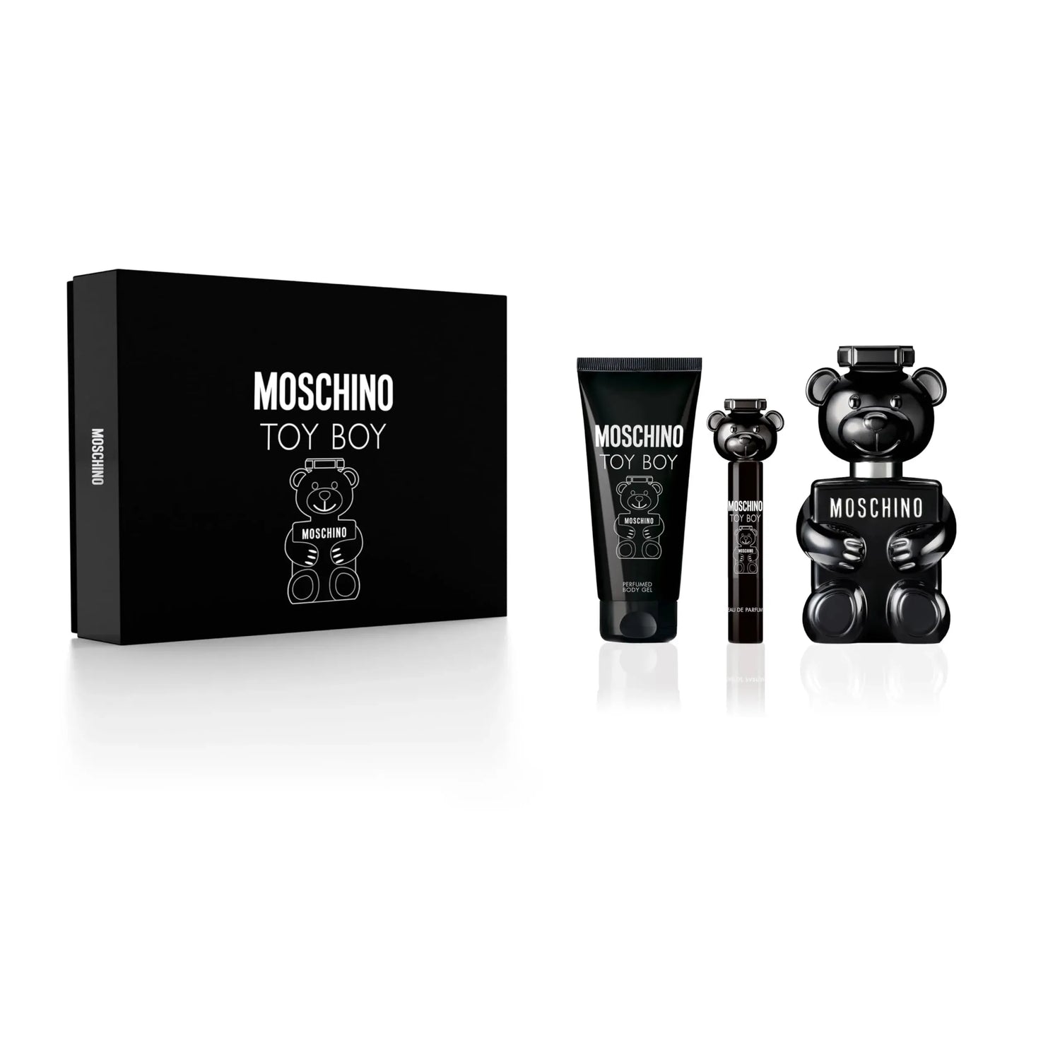 Moschino Toy Boy EDP (M) / 3 Pc SP 100 ml; SG 150 ml; Mini SP 10 ml