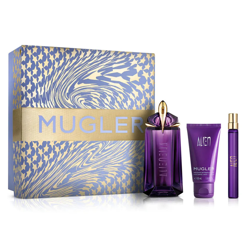 Mugler Alien EDP (W) / 3 Pc SP 90 ml; BL 50 ml; Mini SP 10 ml