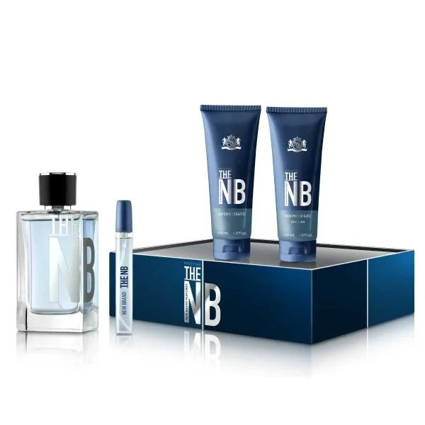 New Brand Prestige EDT (M) / 4 Pc SP 100 ml; Mini SP 15 ml; SG 130 ml; ASB 130 ml