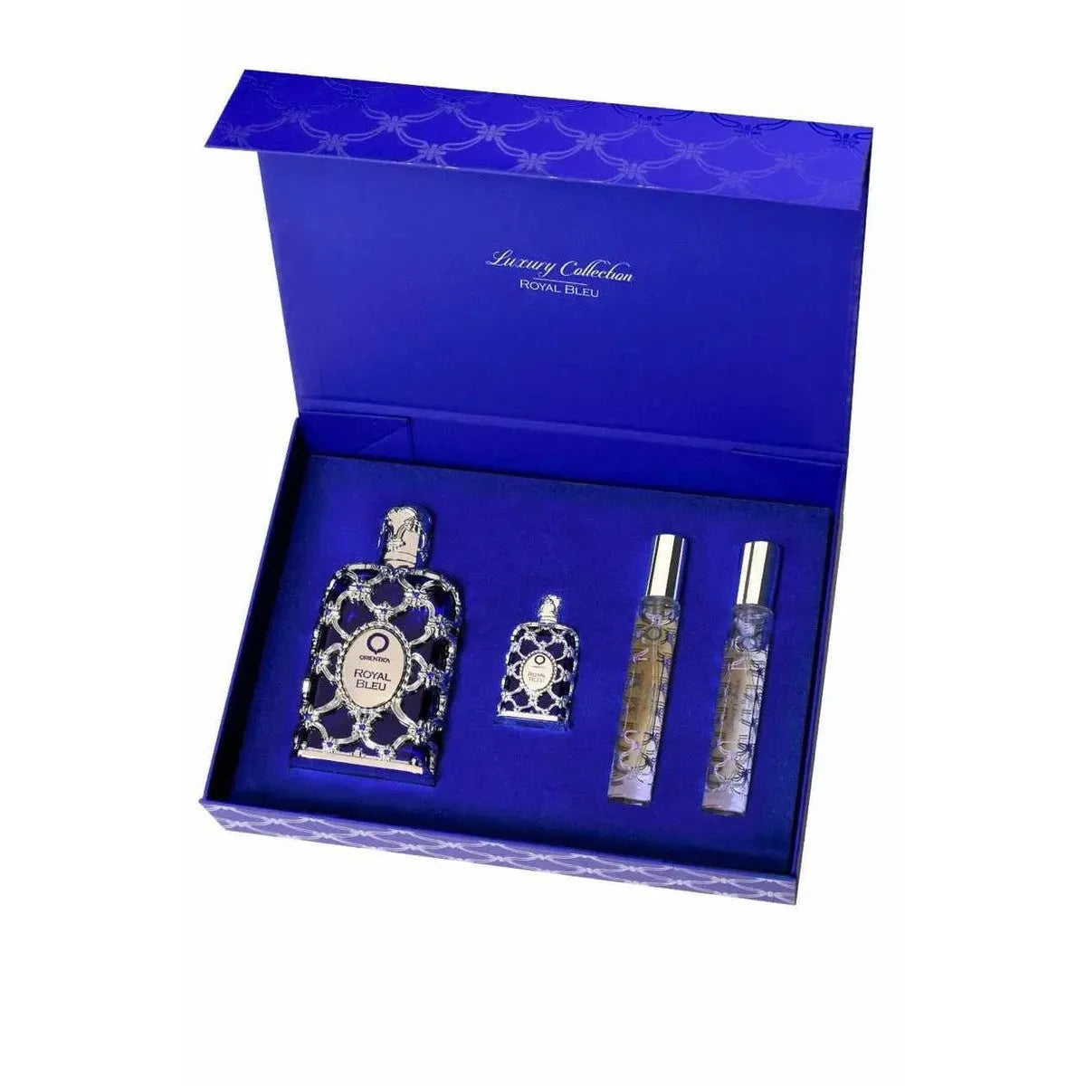 Orientica Royal Bleu EDP (U) / 4 Pc SP 80 ml; SP 10 ml; SP 10 ml; Splash 7.5 ml