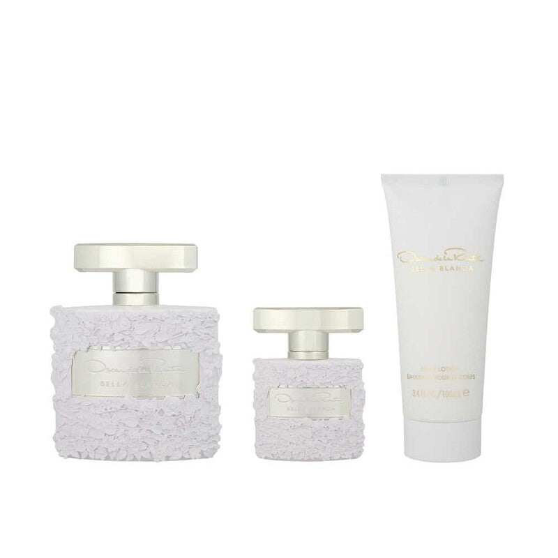 Oscar de la Renta Bella Blanca EDP (W) / 3 Pc SP 100 ml; BL 100 ml; Mini SP 30 ml
