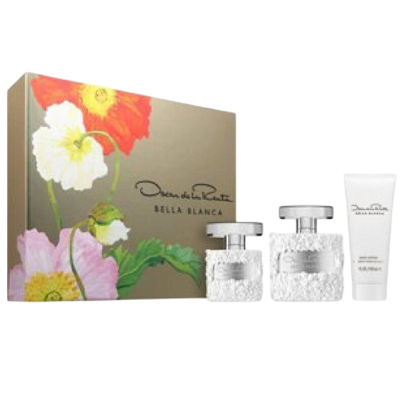 Oscar de la Renta Bella Blanca EDP (W) / 3 Pc SP 100 ml; BL 100 ml; Mini SP 30 ml