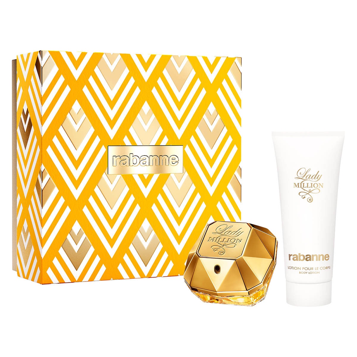 Paco Rabanne Lady Million EDP (W) / 2 Pc SP 80 ml; BL 100 ml