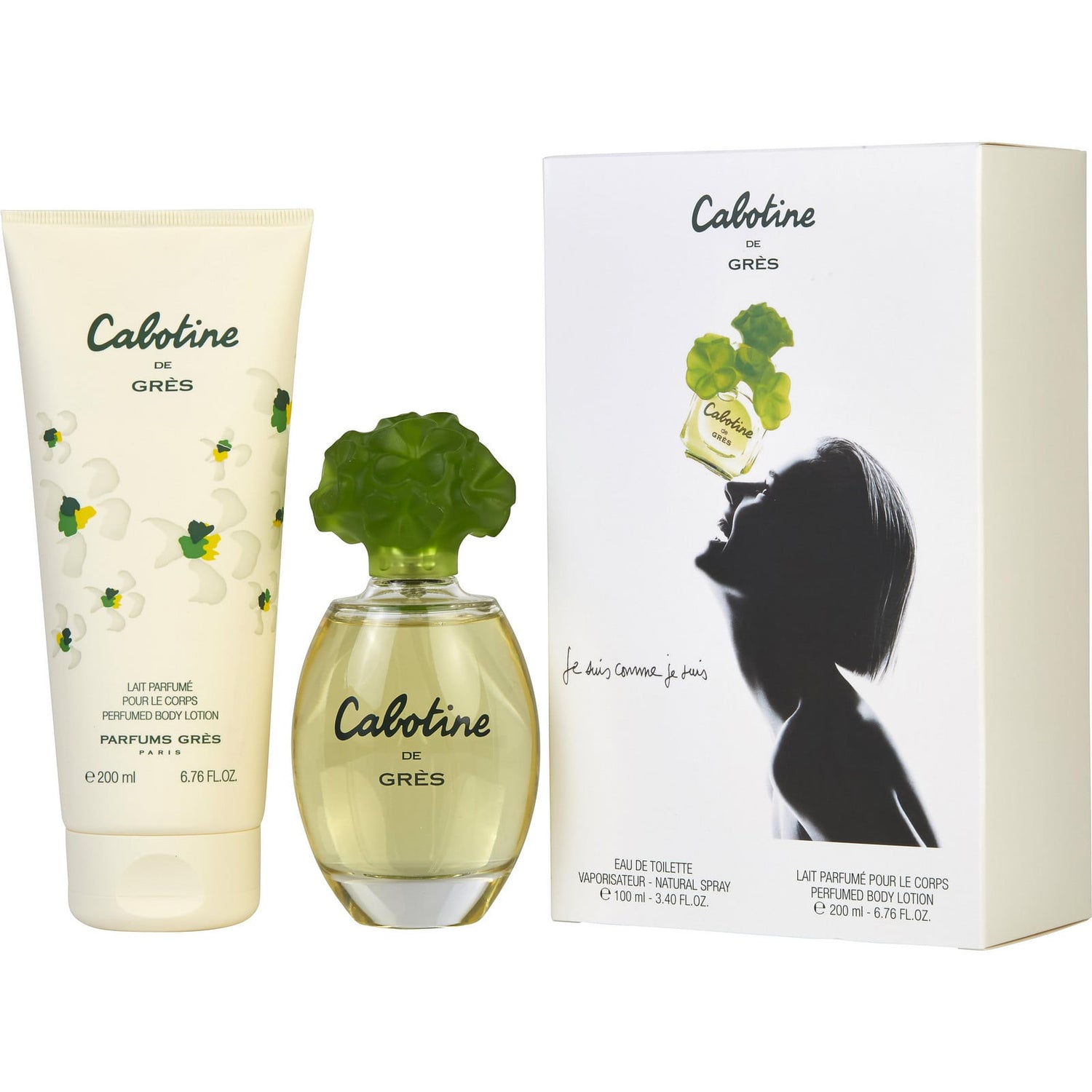 Parfums Gres Cabotine EDT (W) / 2 Pc SP 100 ml; BL 200 ml