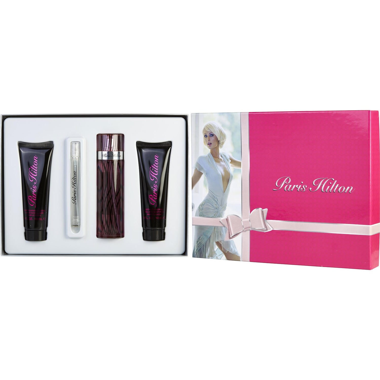 Paris Hilton Paris Hilton EDP (W) / 4 Pc SP 100 ml; BL 90 ml; SG 90 ml; Mini SP 10 ml
