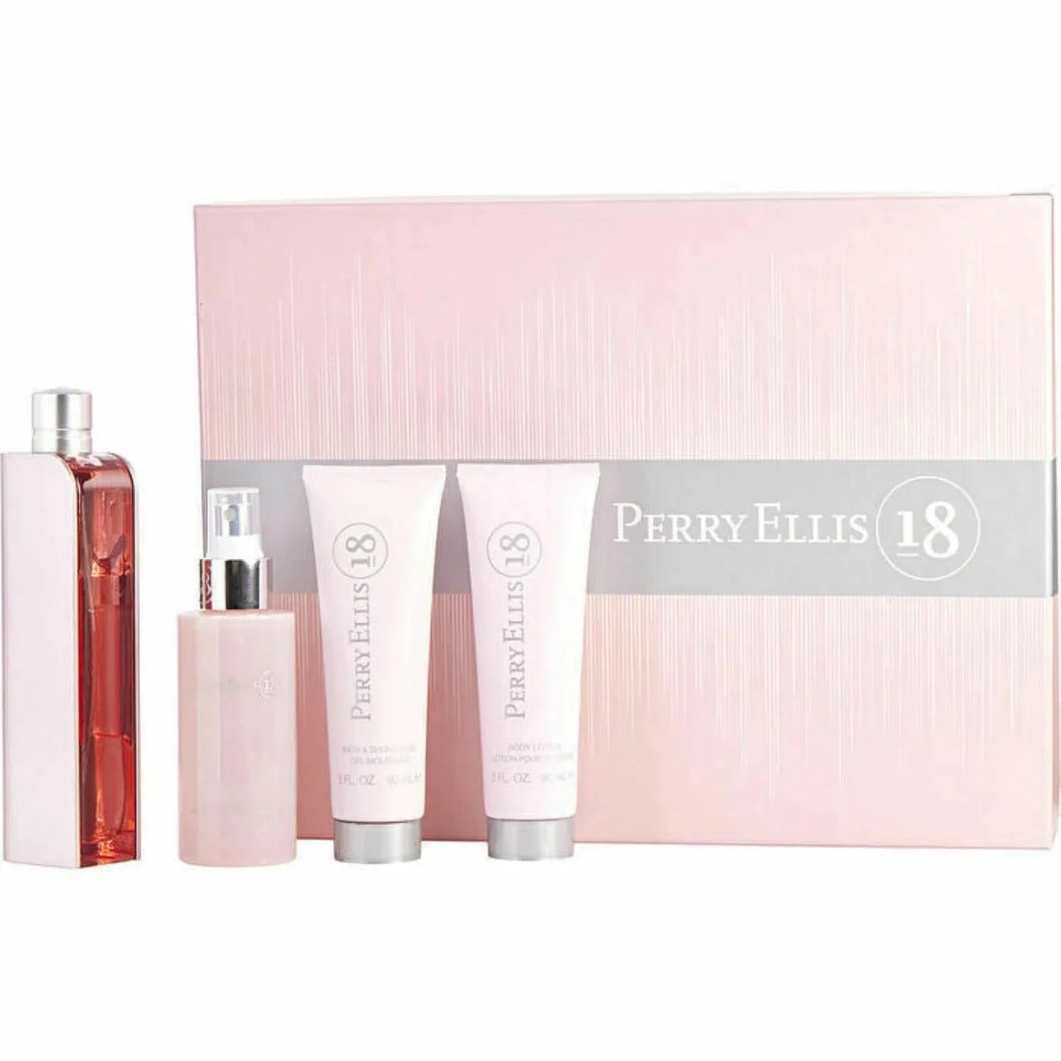 Perry Ellis 18 EDP (W) / 4 Pc SP 100 ml; BM 120 ml; BS 90 ml; BL 90 ml