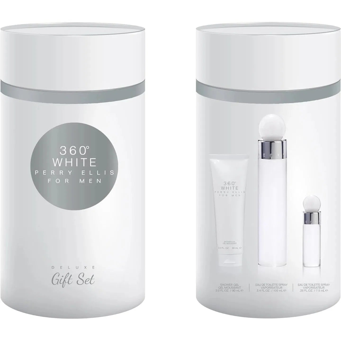 Perry Ellis 360 White EDT (M) / 3 Pc SP 100 ml; SG 100 ml; ASB 100 ml
