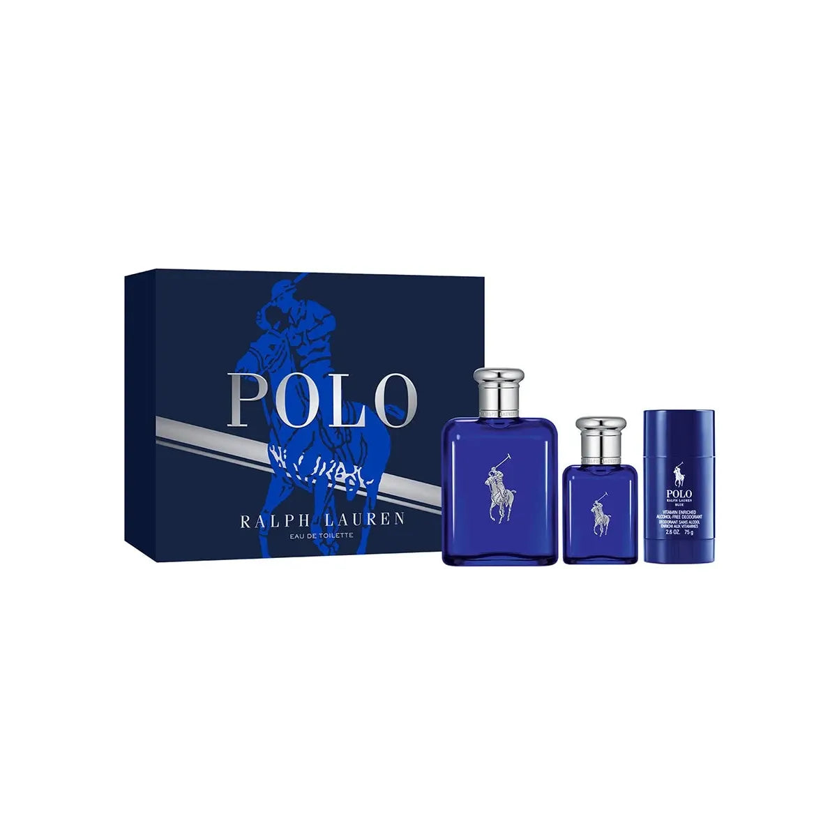 Ralph Lauren Polo Blue EDT (M) / 3 Pc SP 125 ml; SP 40 ml; DEO