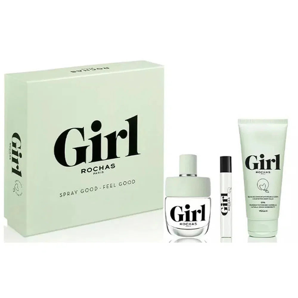Rochas Girl EDP (W) / 3 Pc SP 100 ml; BL 100 ml; SP 7.5 ml