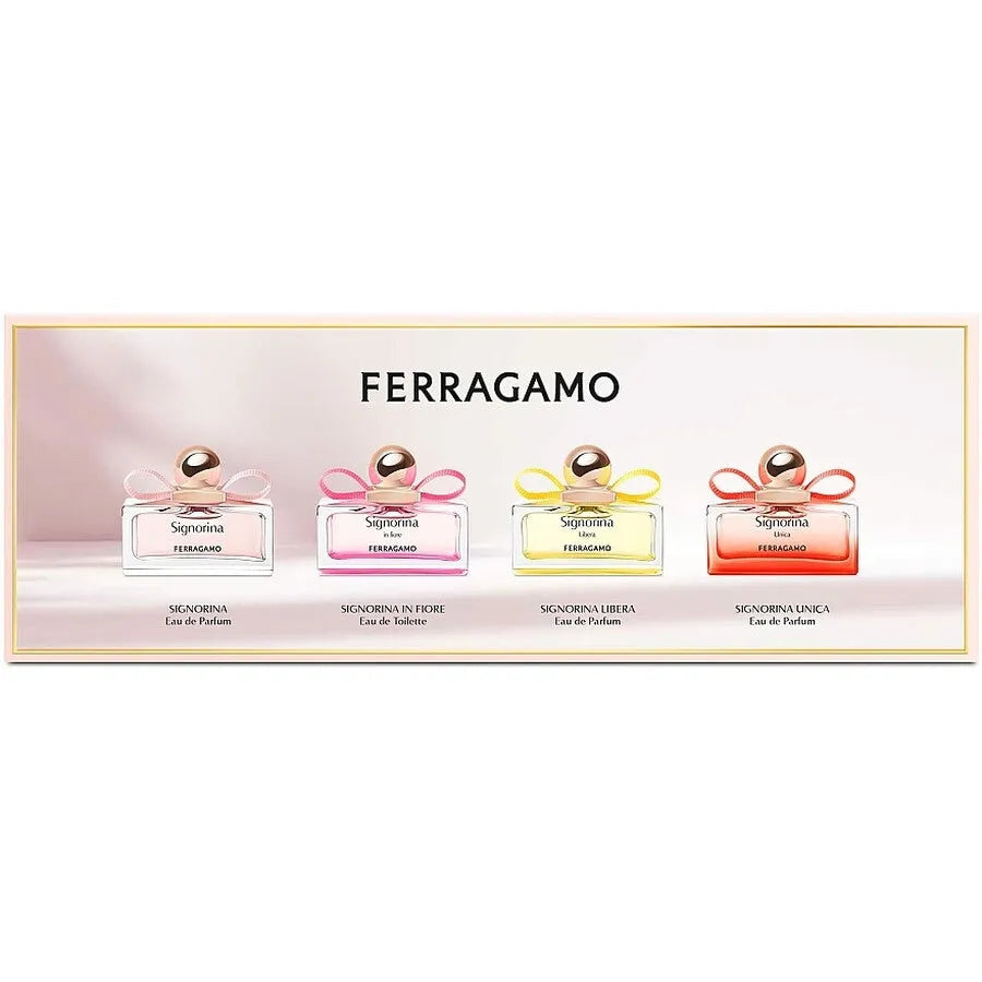 Salvatore Ferragamo Ladies Mini Set Gift Set (W) / 4 x 5 ml